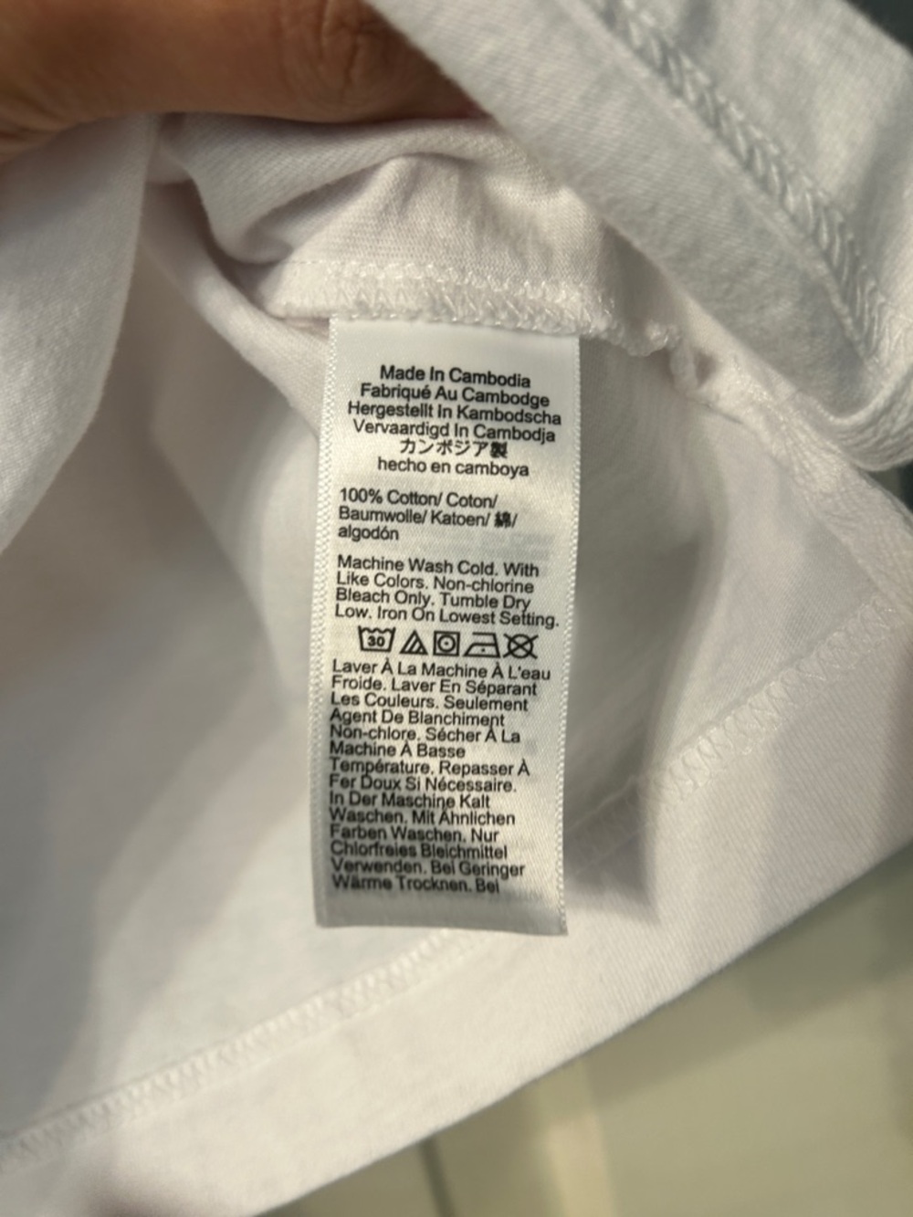 J. Crew relaxed premium-weight cropped T-shirt NWOT - Picture 5 of 9